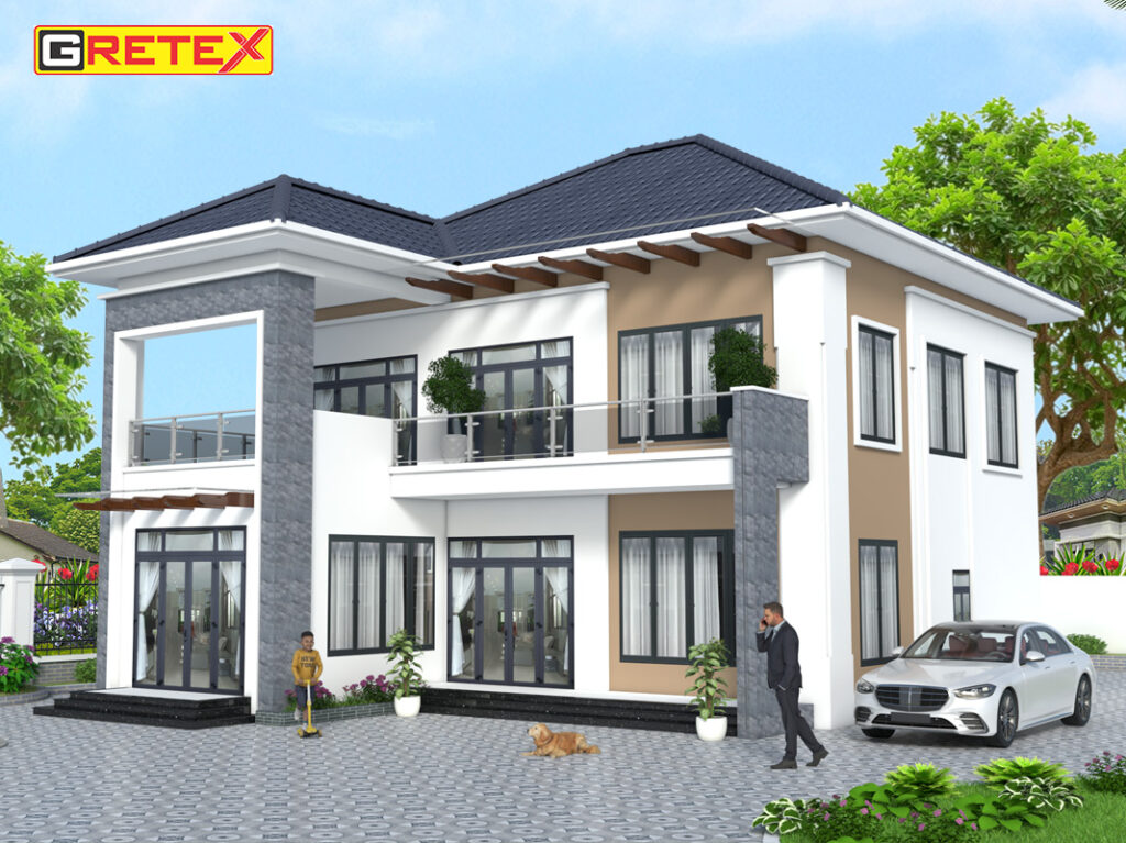 Dự án thực hiện bởi sơn Gretex