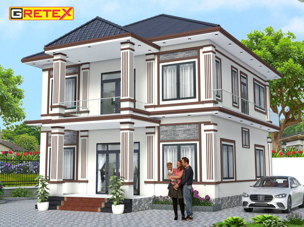 Dự án thực hiện bởi sơn Gretex