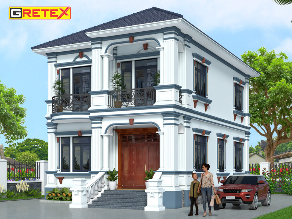 Dự án thực hiện bởi sơn Gretex